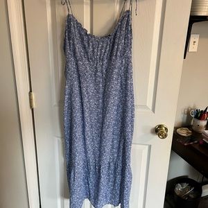 Abercrombie Tie Strap Midi Dress